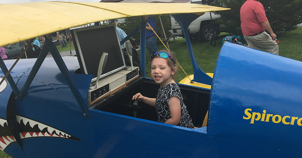 Photo of a carshow girl